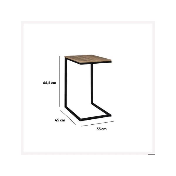 Soffbord "Aliaj" mörk träeffekt - 5five beige