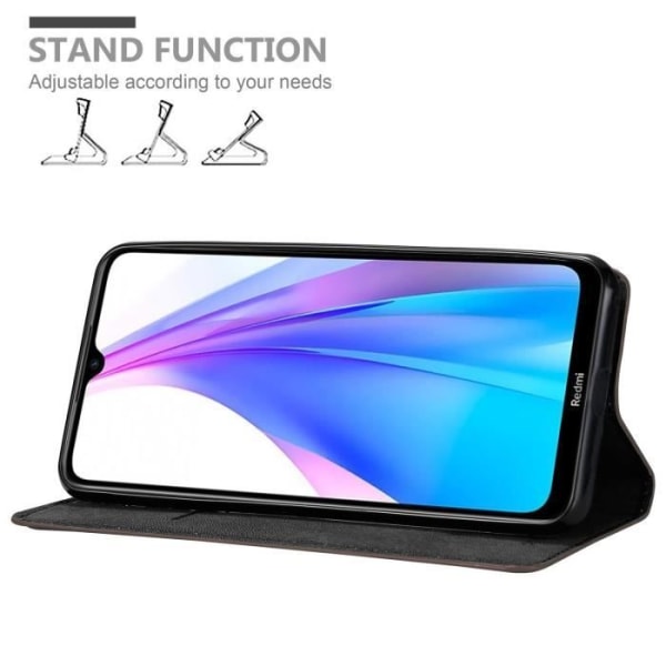 Fodral till Xiaomi RedMi NOTE 8T i KAFFEBRUN Cadorabo Cover Protection magnetisk stängning