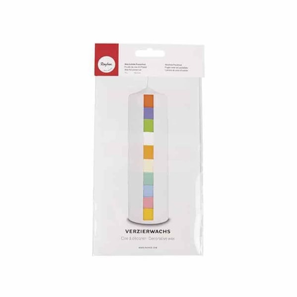 Vaxark Kit Pastell 10 färger 10 x 5 cm Flerfärgad