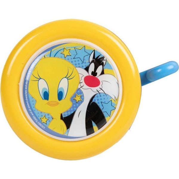 Quad - Kart - Buggy Tataway Klocka Cykel Barn Flicka Looney Tunes Metall Titi Sylvester Blå Gul Cykel