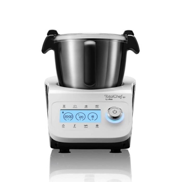 Ufesa TotalChef RK3 – mångsidig matberedare, 30 funktioner, 3,5 liters kapacitet, LCD-skärm med pekknappar, integrerad våg,