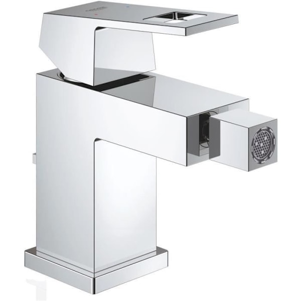 GROHE Eurocube 23138000 bidéblandare - Kulledspip - Temperaturbegränsare - Krom - Storlek S Grå krom