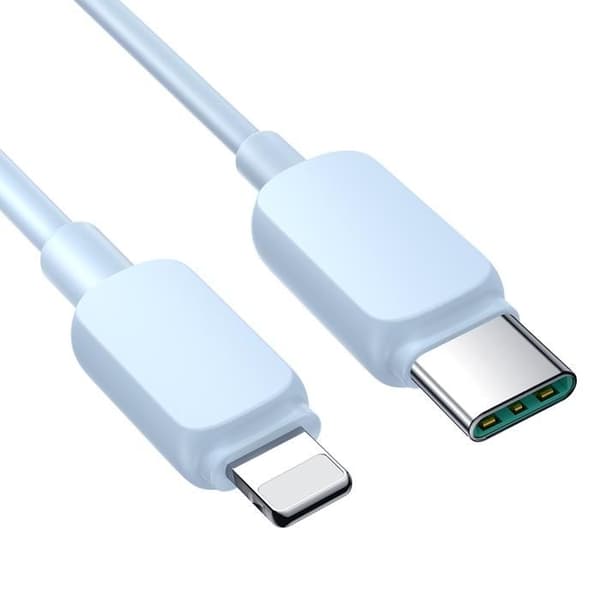 Kabel - JOYROOM - USB-C till Lightning - 20 W - 1,2 m - Blå blå