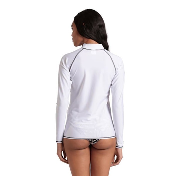 Arena - 006289 - Femme Kvinno Rash Vest L/S Grafisk Topp, Vit-Svart, M EU