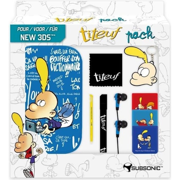 Subsonic SA5293 Titeuf Tillbehörspaket för Nintendo New 3DS