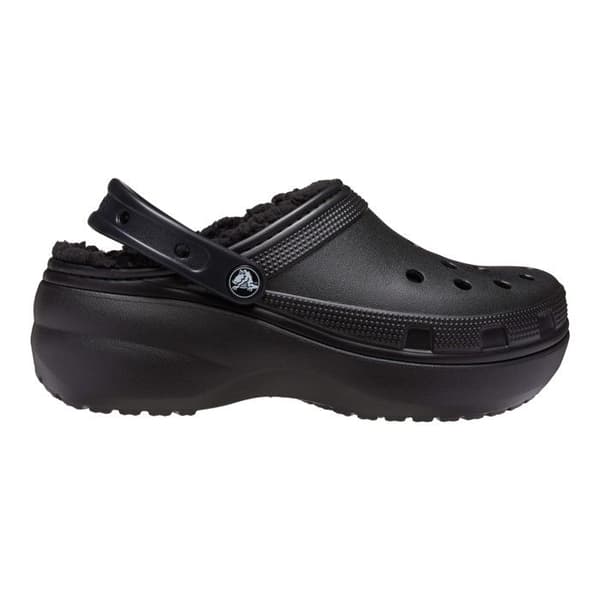 Klippor dam - CROCS - Classic Platform Lined - Svart - Varm foder - Platåsål Svart 41