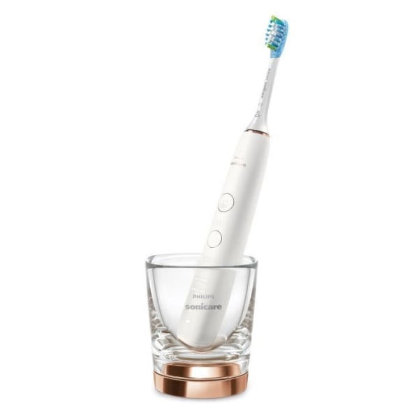 Philips Sonicare DiamondClean uppladdningsbar elektrisk tandborste vit och guld HX9911/94