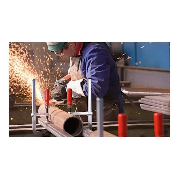 Serre-joints helt i stål - Bessey - GZ - Utdragning 600 mm - Gåsleformat 120 mm