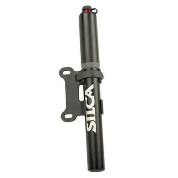 Mini Luftpump - SILCA - Gravelero - Hög Volym - Aluminium - Presta och Schrader Däck Silver