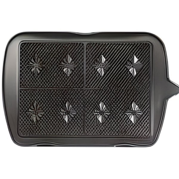 Lagrange Premium Series Waffle Maker - 4 Wafer Tallrikar - Svart - Tål diskmaskin