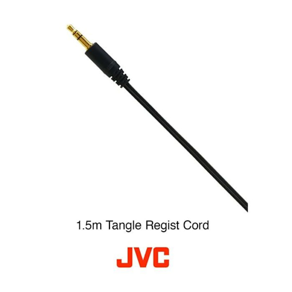 Hörlurar - Jvc hörlurar - HA-L50-B-E - HA L 50 B extra lätta hörlurar - svart vikbar design