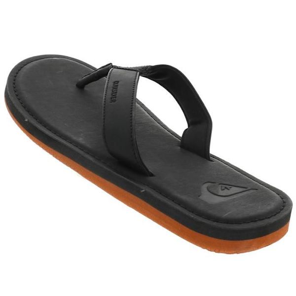 Tongs Herr - Quiksilver - Molokai Nubuck - Svart - Halkfria - Mocka-Nubuck Svart 41