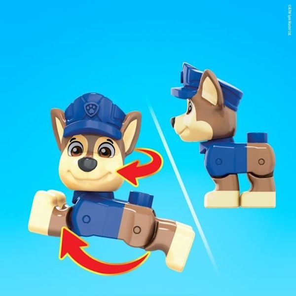 Mega Bloks - Paw Patrol Polisfordon - Byggstenar - Från 3 år
