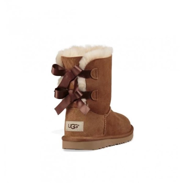 Stövlar - Ugg - Bailey Bow II - Mocka-Nubuck Brun - Sidenknoppar - Lätt Sula kastanj 31