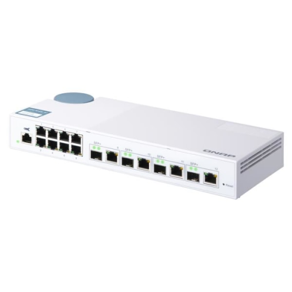 QNAP QSW-M408-4C - Switch - Managed - 8 x 10/100/1000 + 4 x 10 Gigabit SFP+ combo - Desktop