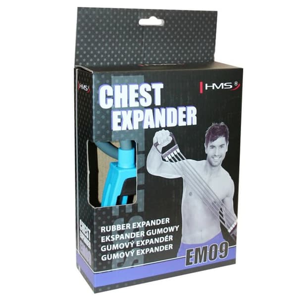 Extenseur - HMS - EM09 - 4 gummiremmar - Grå/Blå - Unisex Gråblå