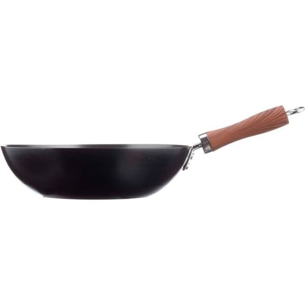 Wok Induktion 32 cm, Kolstål, Non-Stick Titan utan PFOA Wecook Carbono Antracit 50232