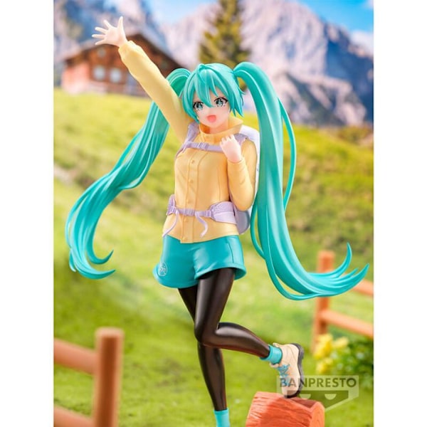 Figur - Banpresto - Hatsune Miku - Escalade - Hög kvalitet - Detaljerad design blå