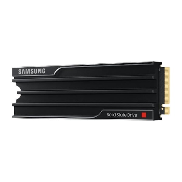 Samsung - Intern SSD - 9100 PRO med kylfläns NVMe M.2 PCIe 5.0 x4 - 1 To - Läst hastighet upp till 14 800 Mo/s - MZ-VAP1T0CW