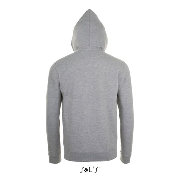 Sol's Stone hoodie - grå melerad Ljunggrå M