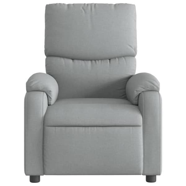 vidaXL Grå lätt tyg recliner 3205680