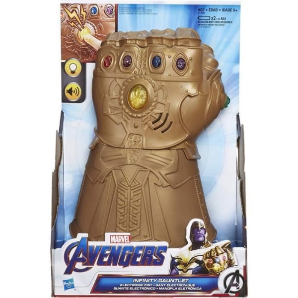 Electronic Thanos Glove - Marvel Avengers Infinity War - Ljud och ljus - För barn från 5 år