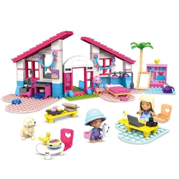 Mega Construx Barbie - Hus i Malibu - Byggstenar - Från 5 år