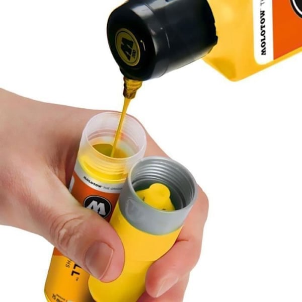 Akrylfärg - Molotow - ONE4ALL - 180ml refill - Färg Poison Green - Matt grön