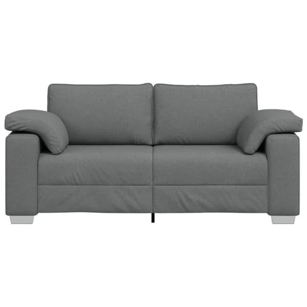 Soffa Loveseat - Mörkgrå - 2.5 platser - Tyg - Mjuk Komfort Grå