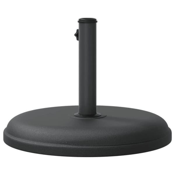 Parasollbas för stänger Ø32 35 38 mm 15 kg rund svart