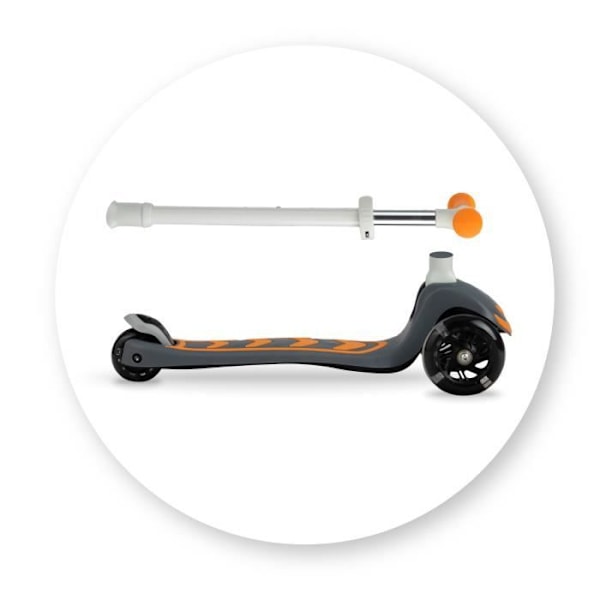 MoMi VIVIO - BeBe skoter - 3 hjul - led - abec7 - flexbreak - Orange orange