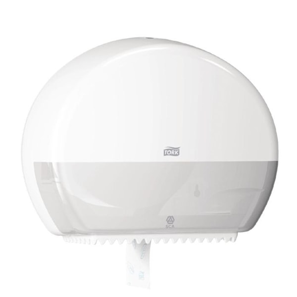 Tork Mini Jumbo toalettpappersdispenser vit Vit, klar