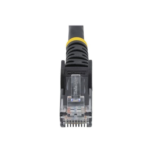 STARTECH Cat5e UTP nätverkskabel utan krok - 10 m Svart - Anti-snag RJ45 Ethernet-kabel - Patchkabel