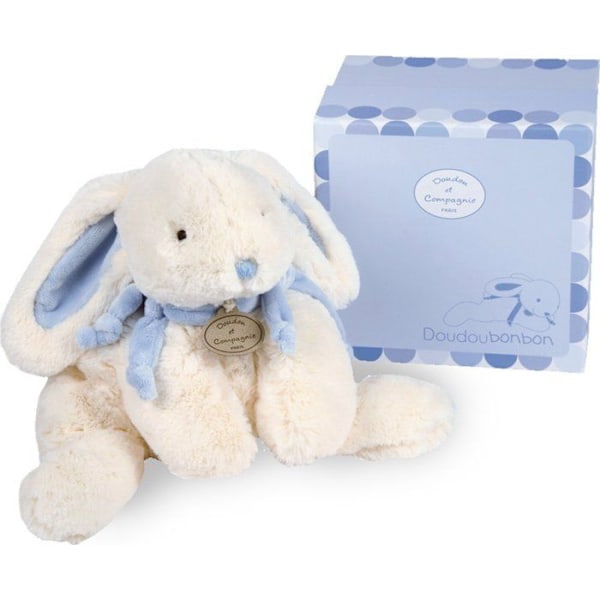 DOUDOU AND COMPANY Candy Rabbit - Blå Candy Rabbit 30cm Blå, beige och vit