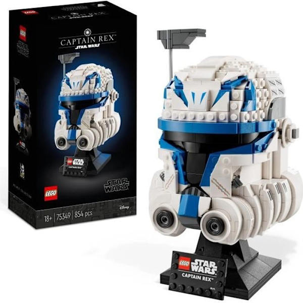 LEGO® Star Wars 75349 Kapten Rex hjälm, byggbar modellsats för vuxna Flerfärgad