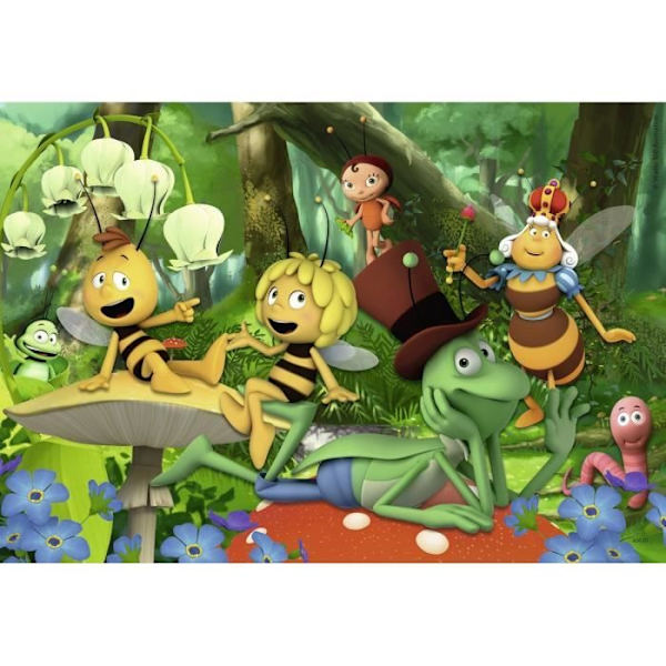 Maya the Bee Puzzle - Ravensburger - 2 pussel med 24 bitar - För barn från 4 år och uppåt