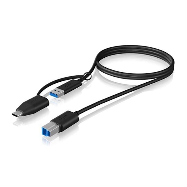 USB-kabel - ICY BOX - IB-CB032 - USB 3.2 Gen1 - 100 cm - Svart