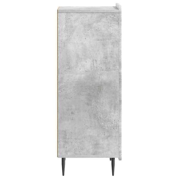vidaXL Buffé Grå betong 34,5 x 33 x 92 cm Ingenjörsträ 894368