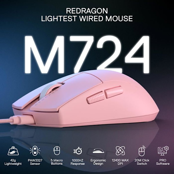 Souris Redragon - Redragon Throne M724P - Mysz M724P K1NG