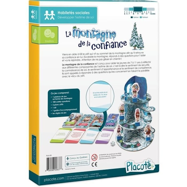 Kursspel - BLACKROCK - The Mountain of Confidence - Utveckling av självkänsla Blå