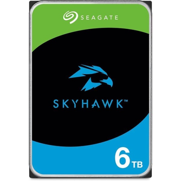 Seagate SkyHawk ST6000VX009 intern hårddisk - hårddisk - 6 TB - SATA 6Gb/s