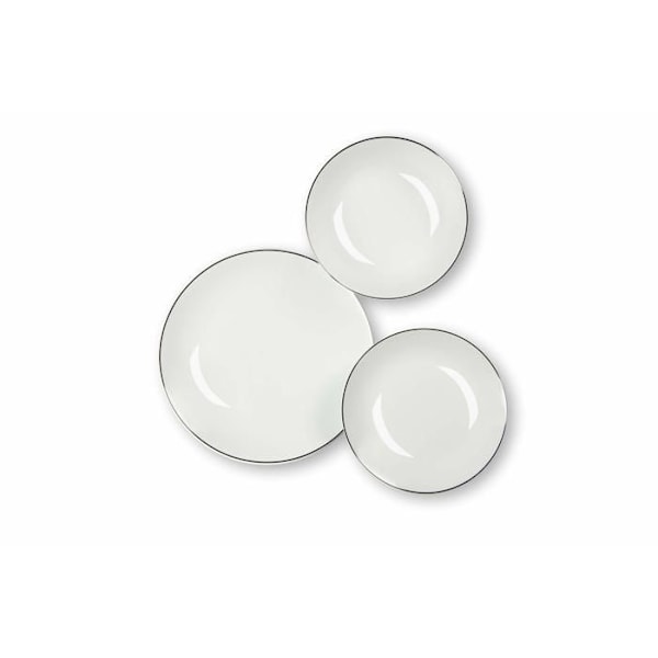 Komplett service - Excelsa middagsservering - 64852 - PLATINUM 18-delad middagsservering