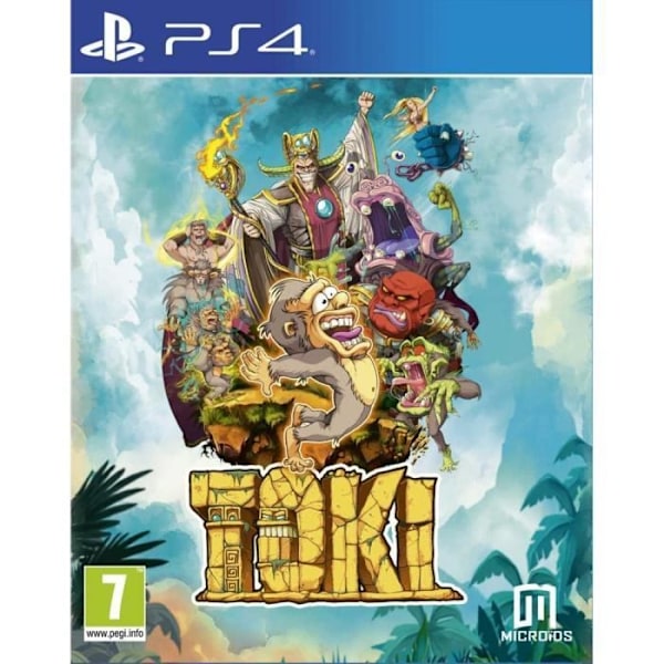Videospel - Microïds - Toki - PS4 - Action/Plattform - Standardutgåvan - 1 spelare Vit