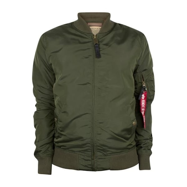Alpha Industries MA-1 TT Bomberjacka för män - Mörkgrön Grön jag