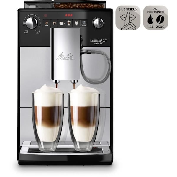 Automatisk kaffemaskin - MELITTA - Latticia® OT F300-101 - Silver