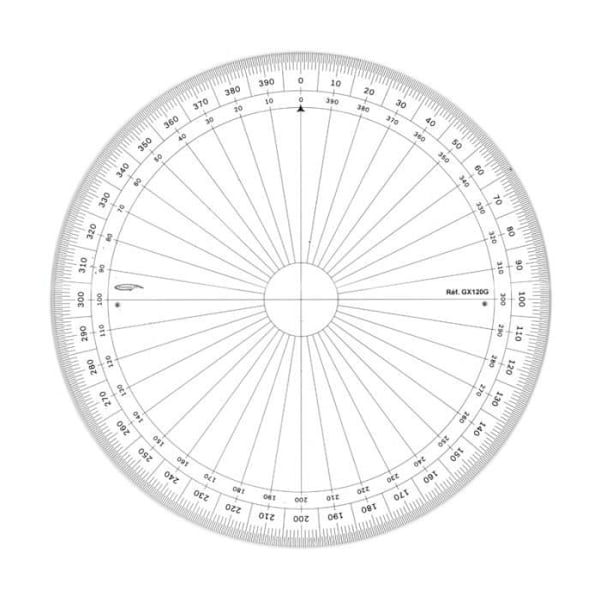 Helcirkel grader Ø 20 cm - Graphoplex {färg}