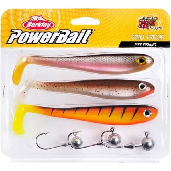 Berkley PowerBait Pro Pack | Gös | Döda beten | Set brun
