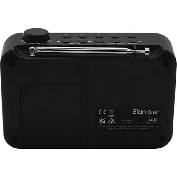 Radio Pure Elan One2 Bomull Vit Svart