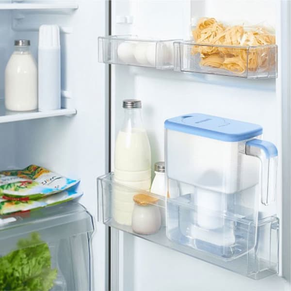 Ecosoft - Slim filtreringskanna 3,5L - blå