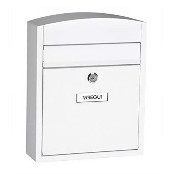 ARREGUI Compact E5731 Stålpostlåda, utomhuspostlåda, väggmonterad postlåda, regntät